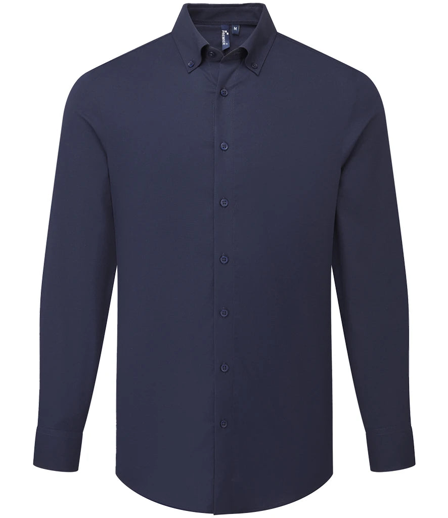 Premier Supreme Long Sleeve Oxford Shirt — Navy