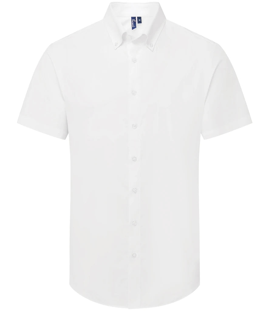 Premier Supreme Short Sleeve Oxford Shirt — White