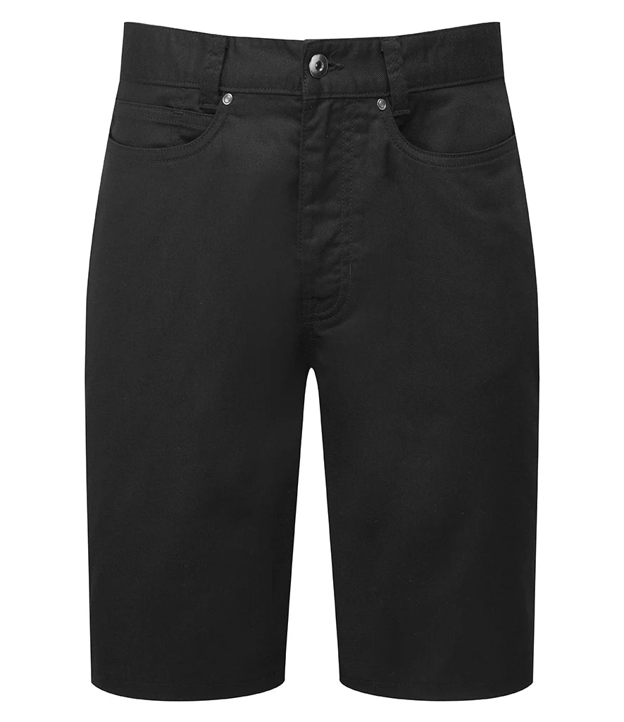 Premier Performance Chino Shorts — Black