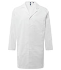 Premier Essential 3 Pocket Work Coat — White