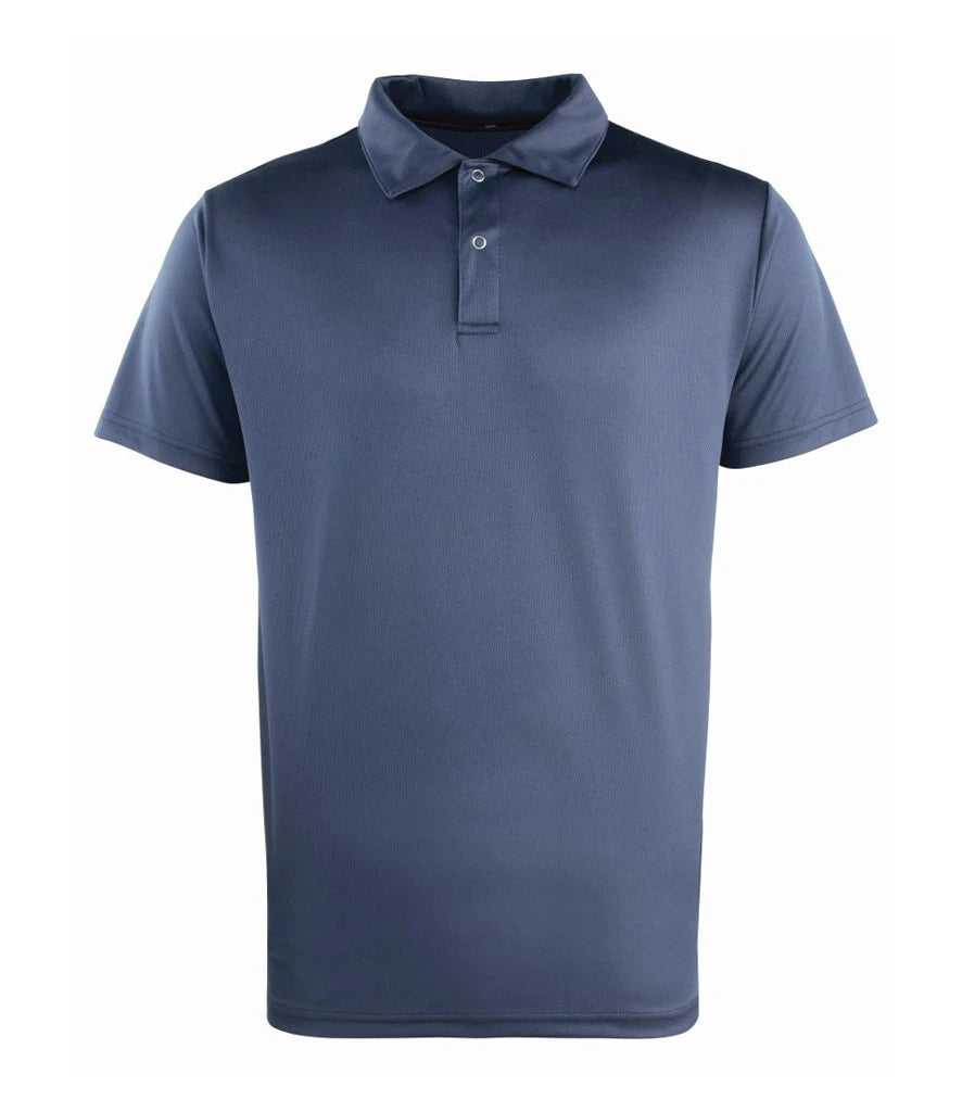 Premier Coolchecker® Stud Piqué Polo Shirt — Navy