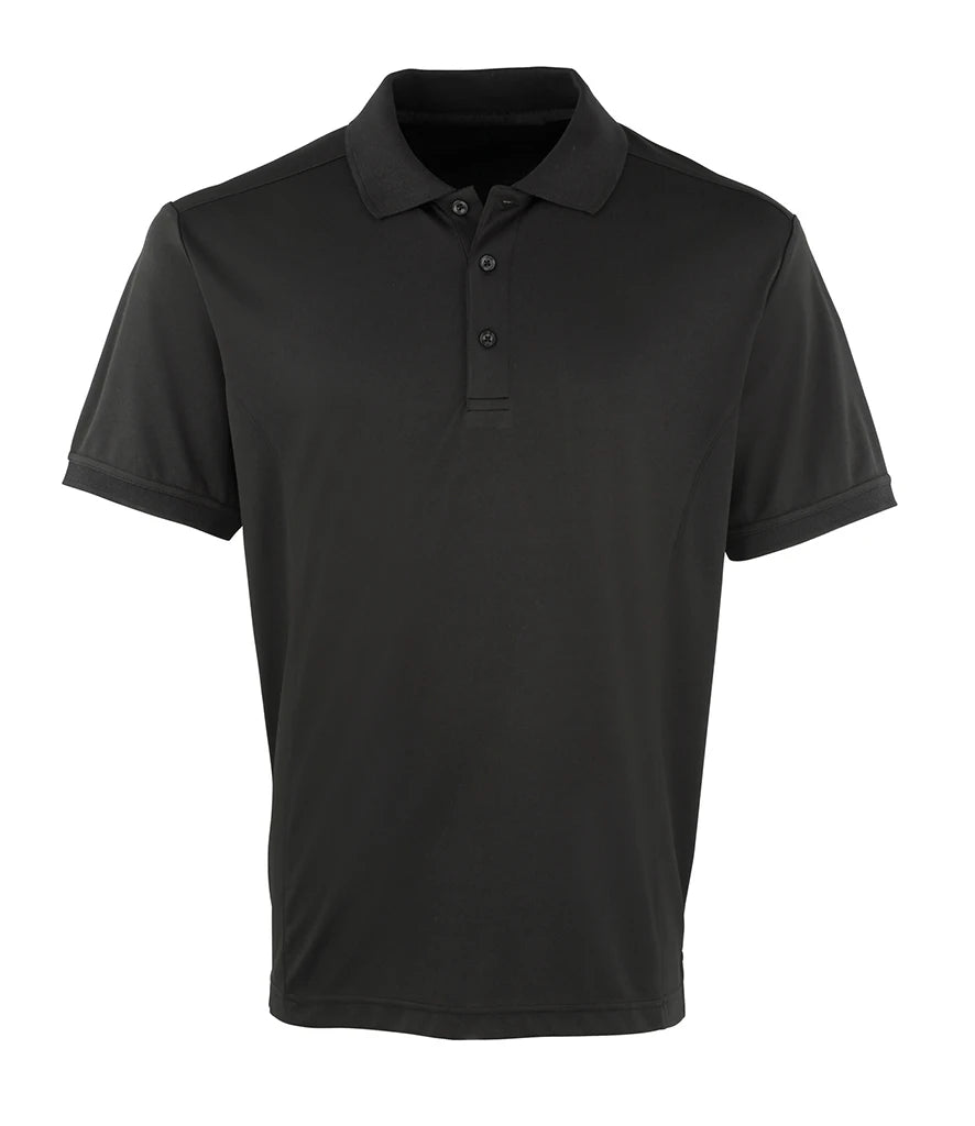 Premier Coolchecker® Piqué Polo Shirt — Black