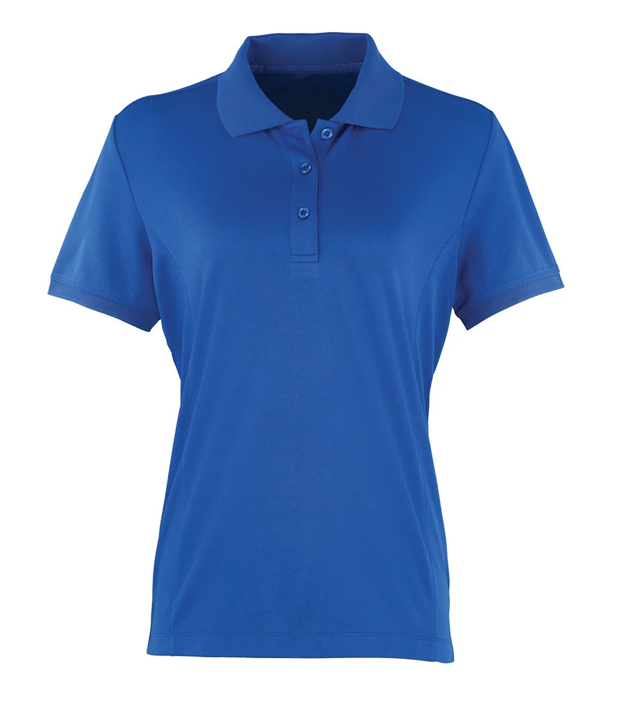 Premier Ladies Coolchecker® Piqué Polo Shirt — Royal Blue