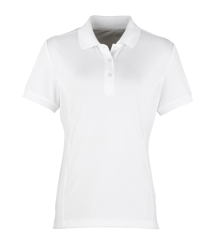 Premier Ladies Coolchecker® Piqué Polo Shirt — White