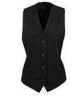 Premier Ladies Lined Waistcoat — Black