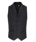 Premier Herringbone Waistcoat — Charcoal