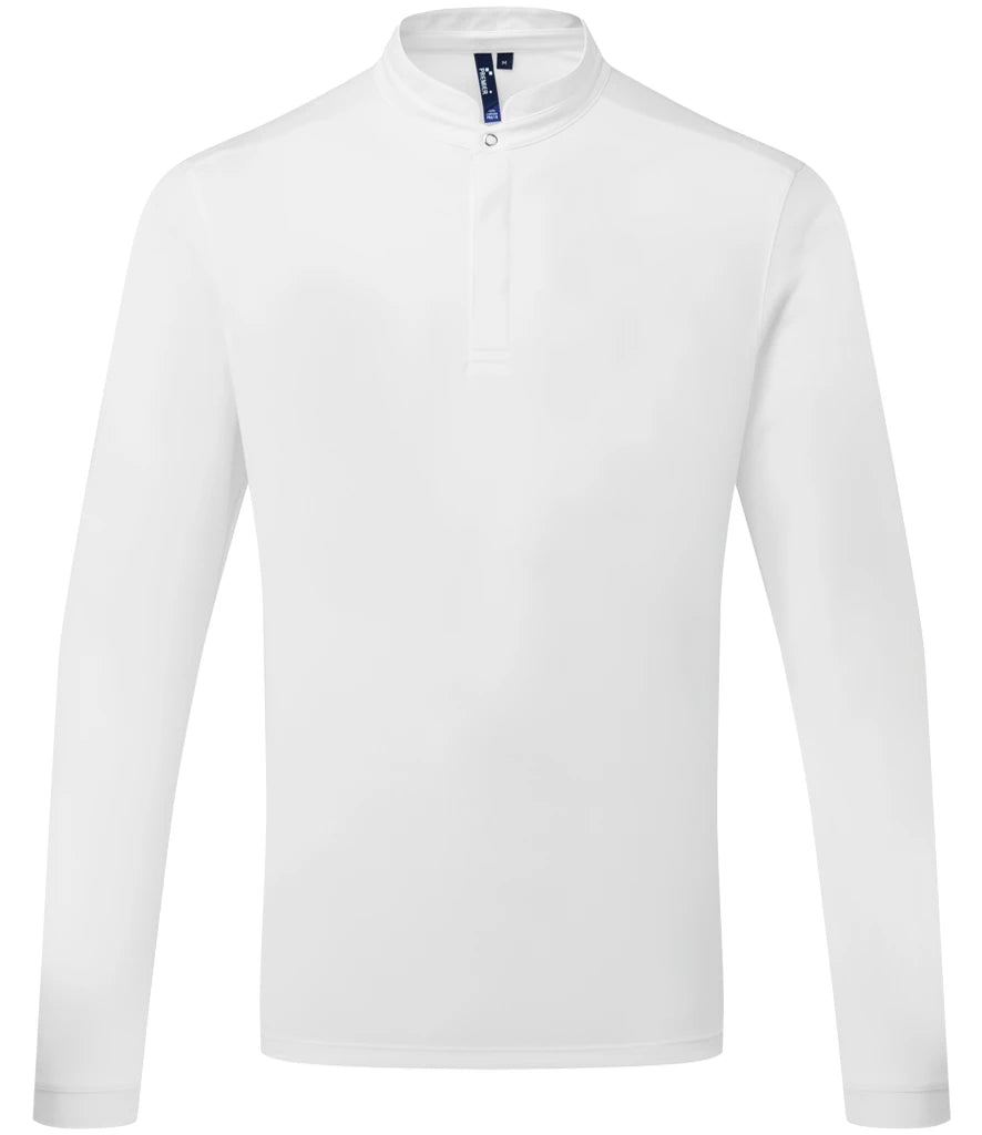 Premier Essential Coolchecker® Long Sleeve Chef's Shirt — White