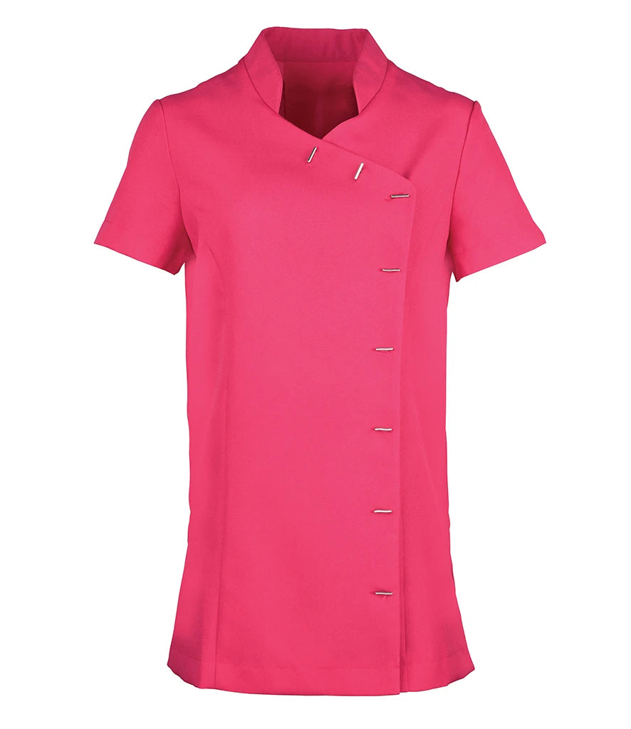 Premier Ladies Orchid Short Sleeve Tunic — Hot Pink