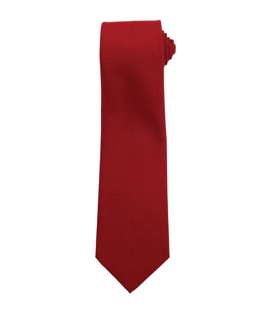Premier Work Tie — Burgundy