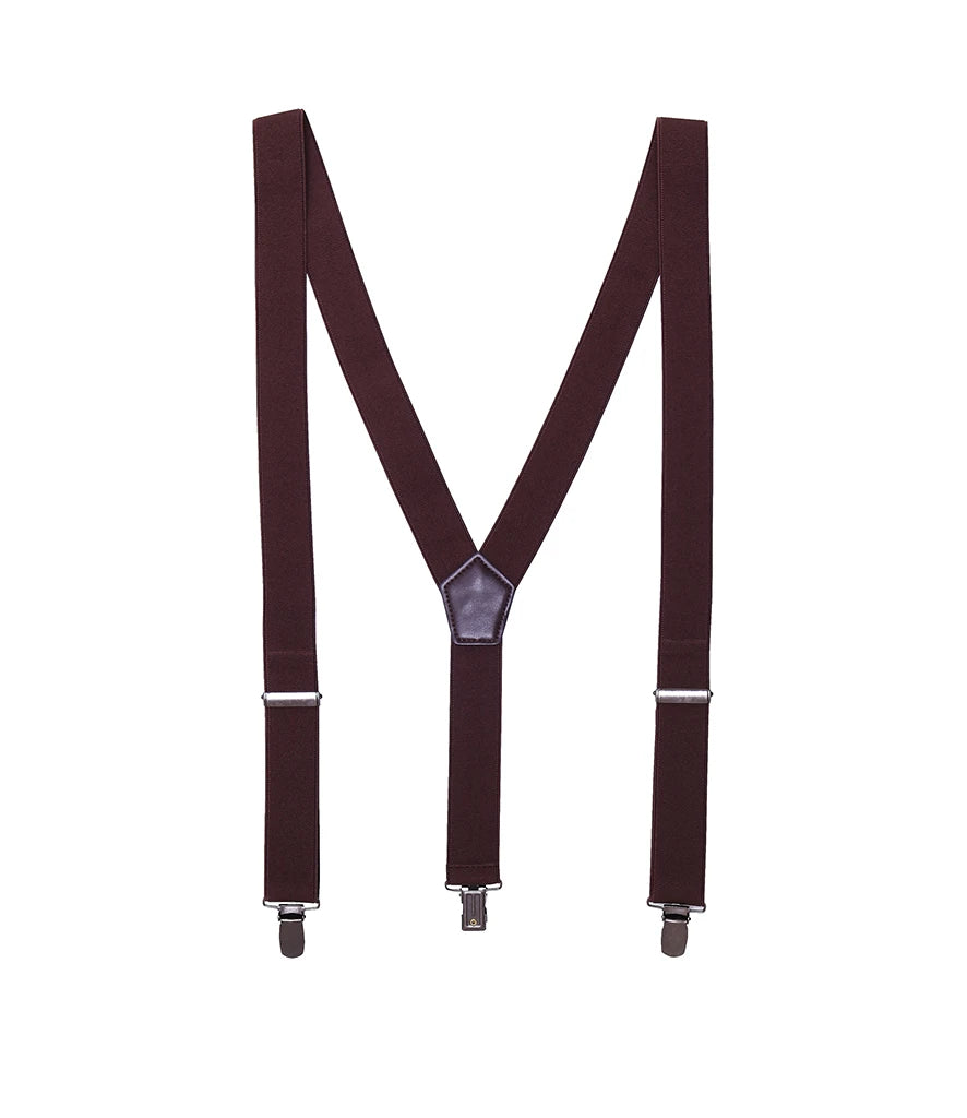 Premier Clip On Braces — Brown