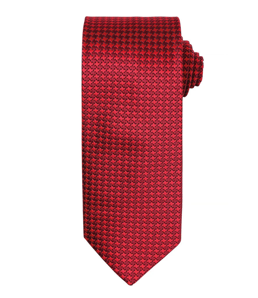 Premier Puppy Tooth Tie — Red