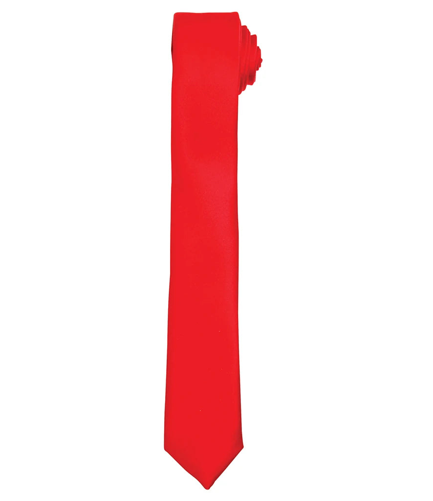 Premier Slim Tie — Red