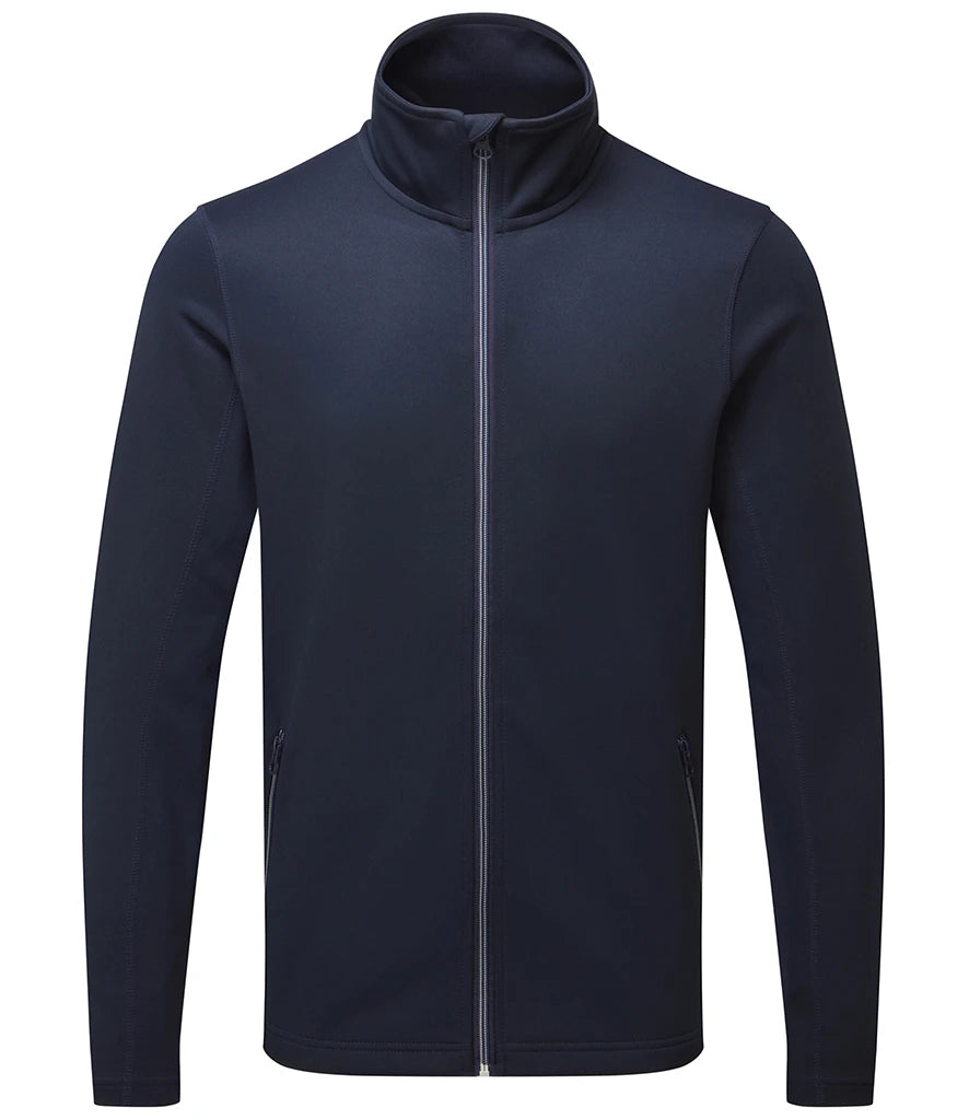 Premier Spun Dyed Recycled Zip Through Sweat Jacket — French Navy