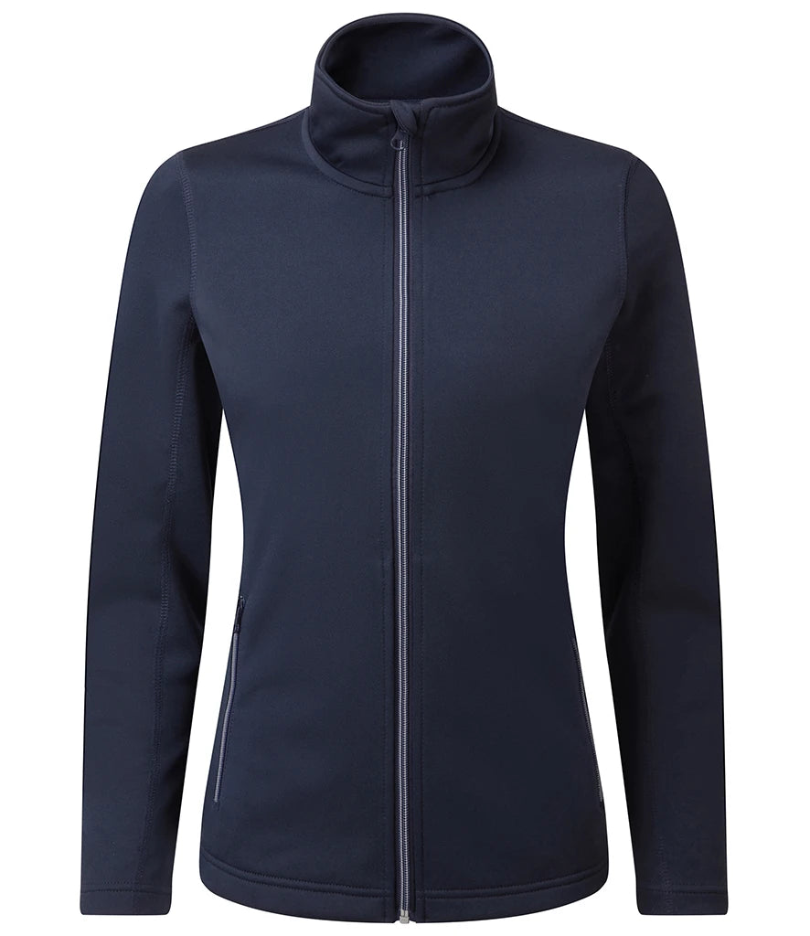 Premier Ladies Spun Dyed Recycled Zip Through Sweat Jacket — French Navy