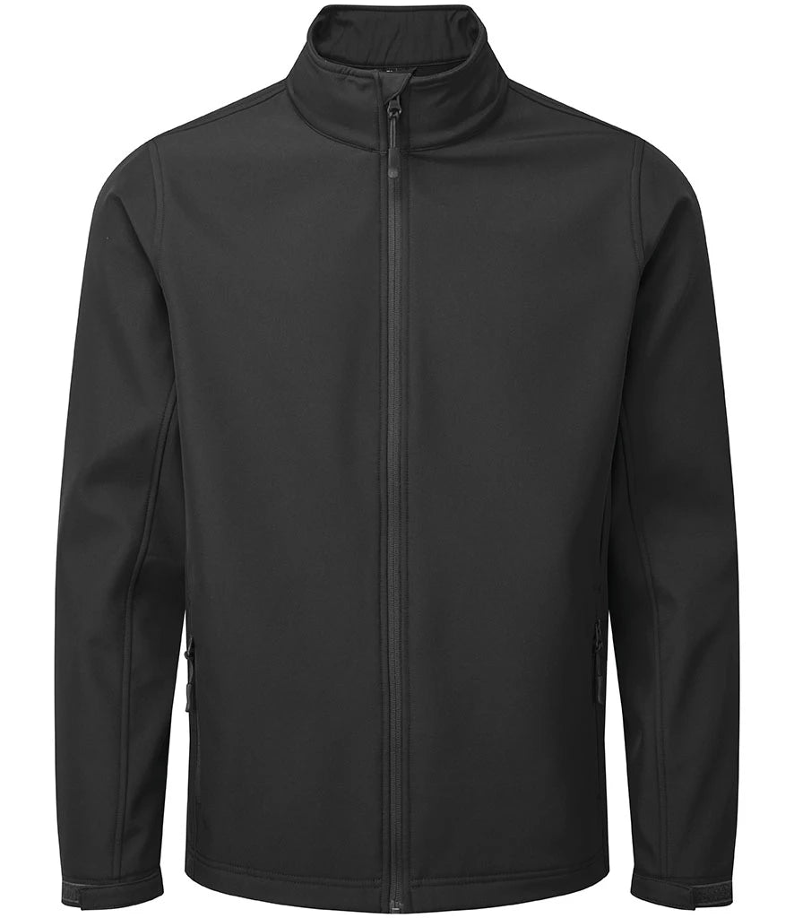 Premier Windchecker® Recycled Printable Soft Shell Jacket — Black