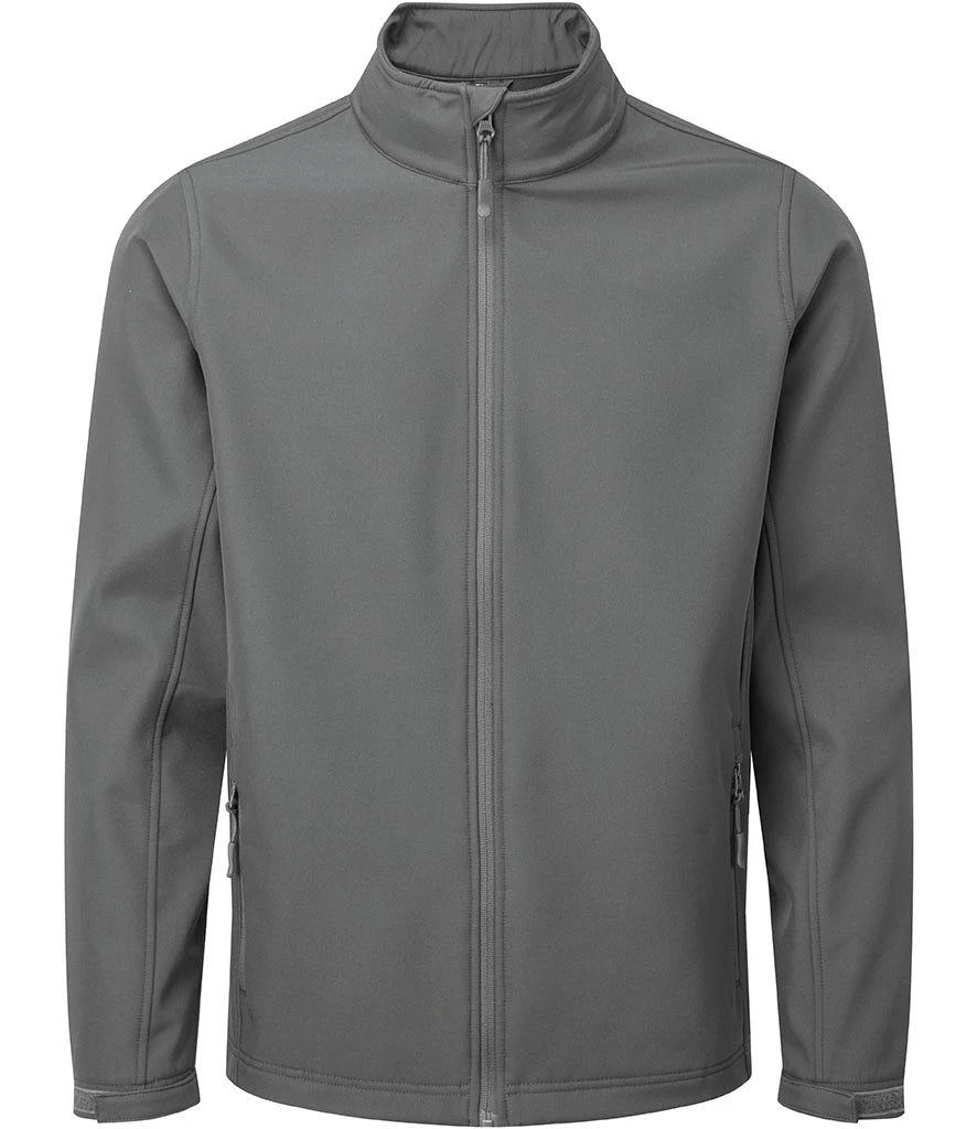 Premier Windchecker® Recycled Printable Soft Shell Jacket — Dark Grey