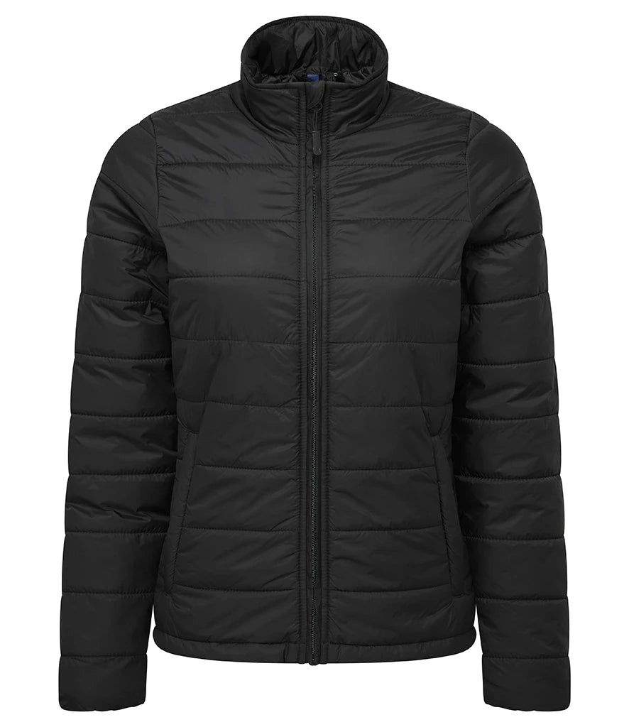 Premier Ladies Recyclight® Padded Jacket — Black