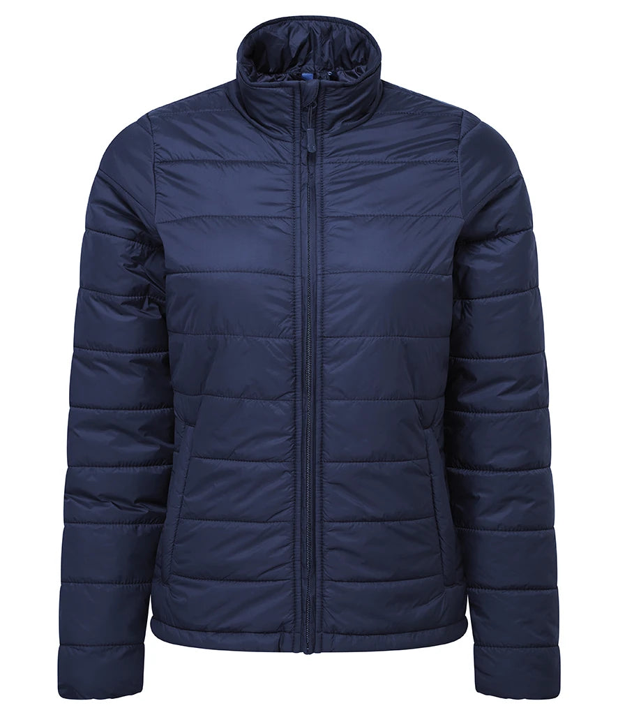 Premier Ladies Recyclight® Padded Jacket — Navy