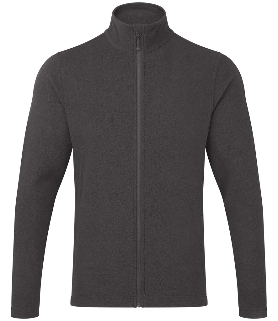 Premier Recyclight® Full Zip Micro Fleece Jacket — Dark Grey