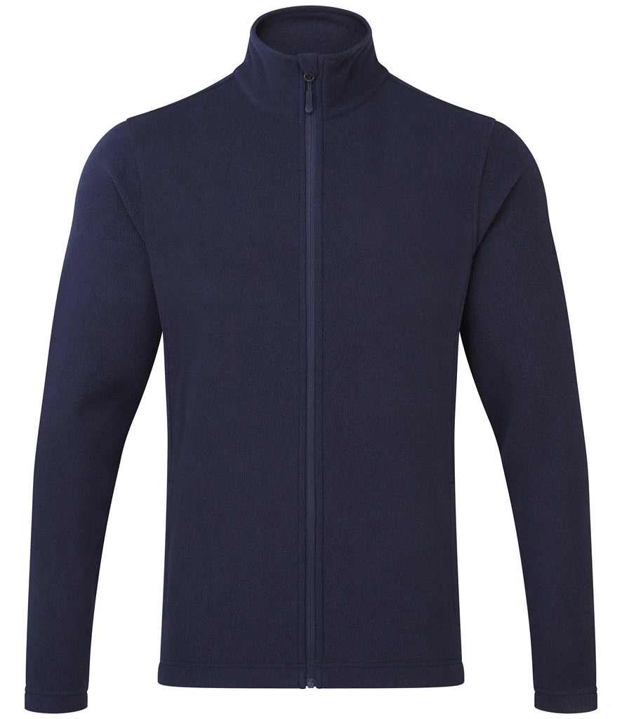 Premier Recyclight® Full Zip Micro Fleece Jacket — Navy