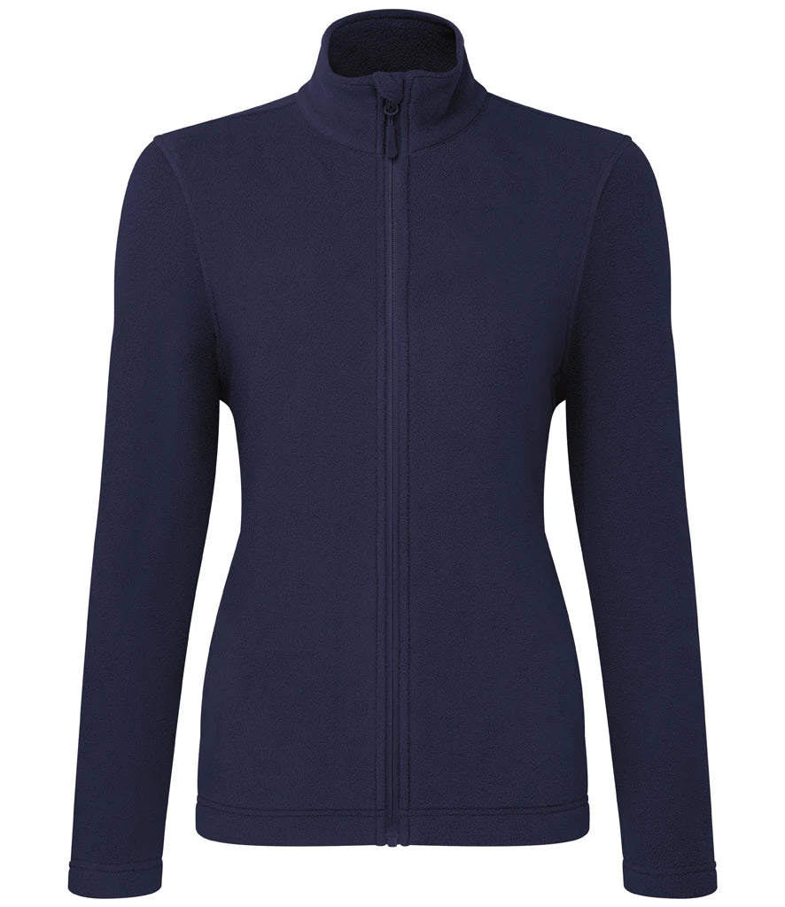 Premier Ladies Recyclight® Full Zip Micro Fleece Jacket — Navy