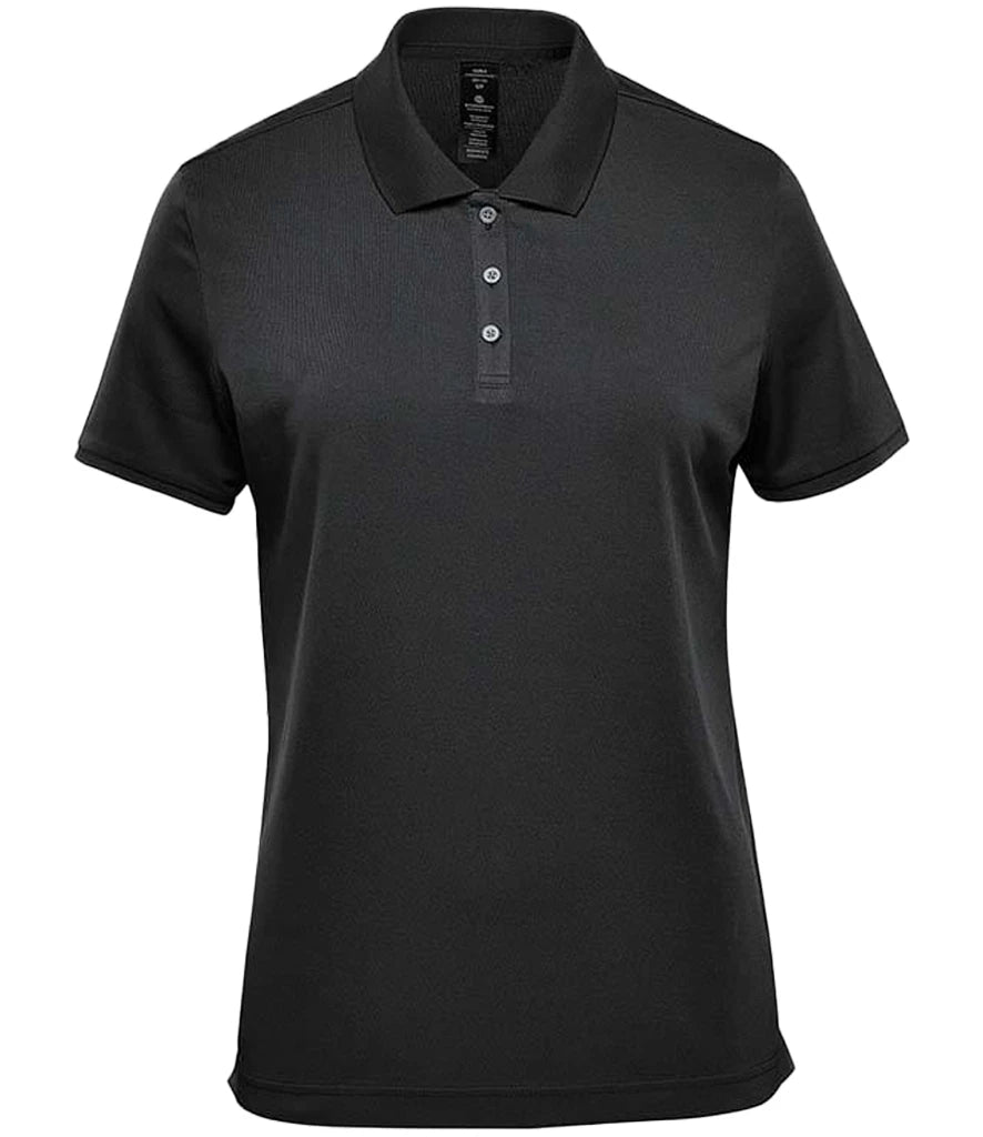 Stormtech Ladies Sirocco Sports Polo Shirt — Black