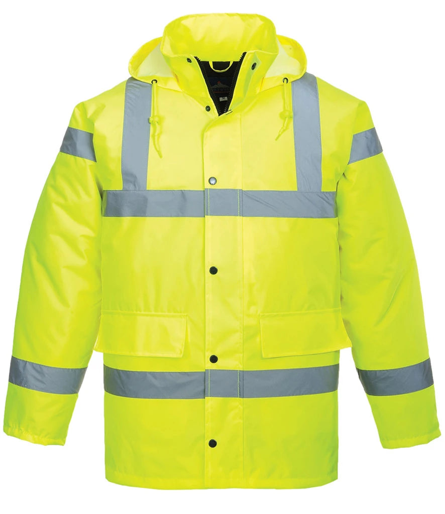 Portwest Hi-Vis Traffic Jacket — Yellow