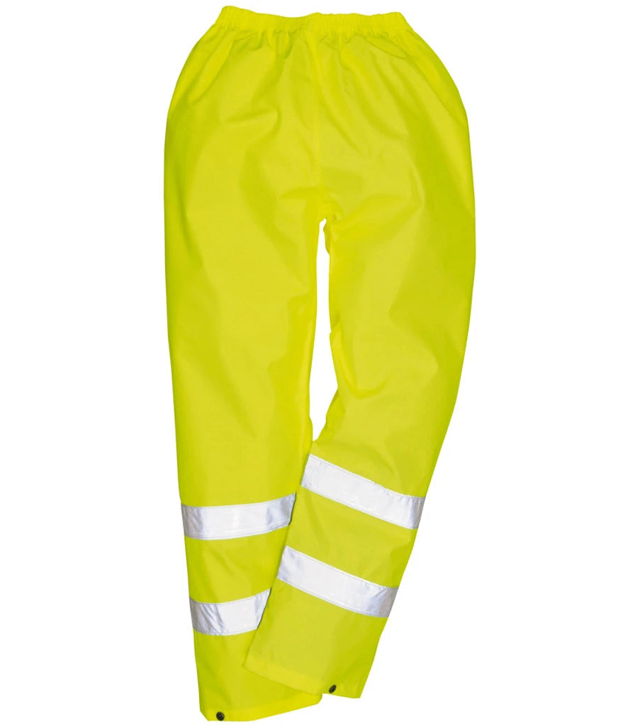 Portwest Hi-Vis Rain Trousers — Yellow