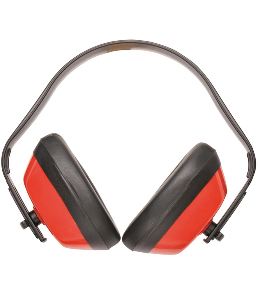 Portwest Classic Ear Protectors — Red