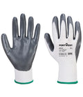 Portwest Flexo Grip Nitrile Gloves — Grey