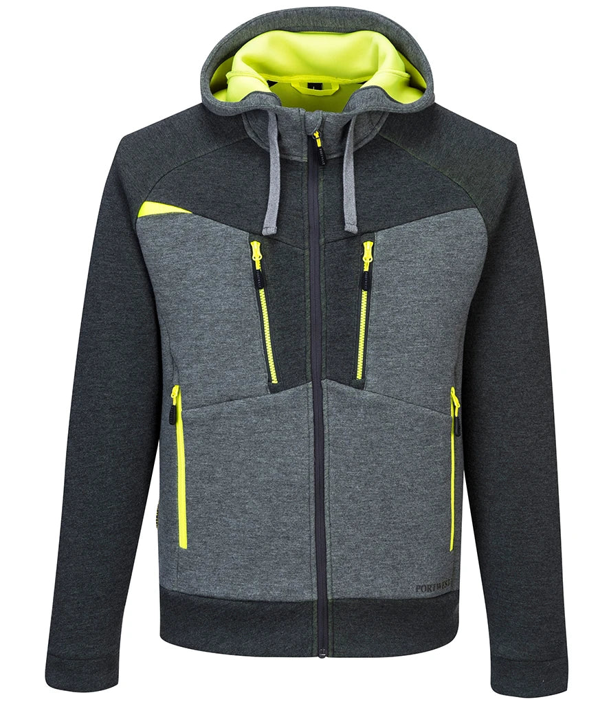 Portwest DX4™ Zipped Hoodie — Metal Grey