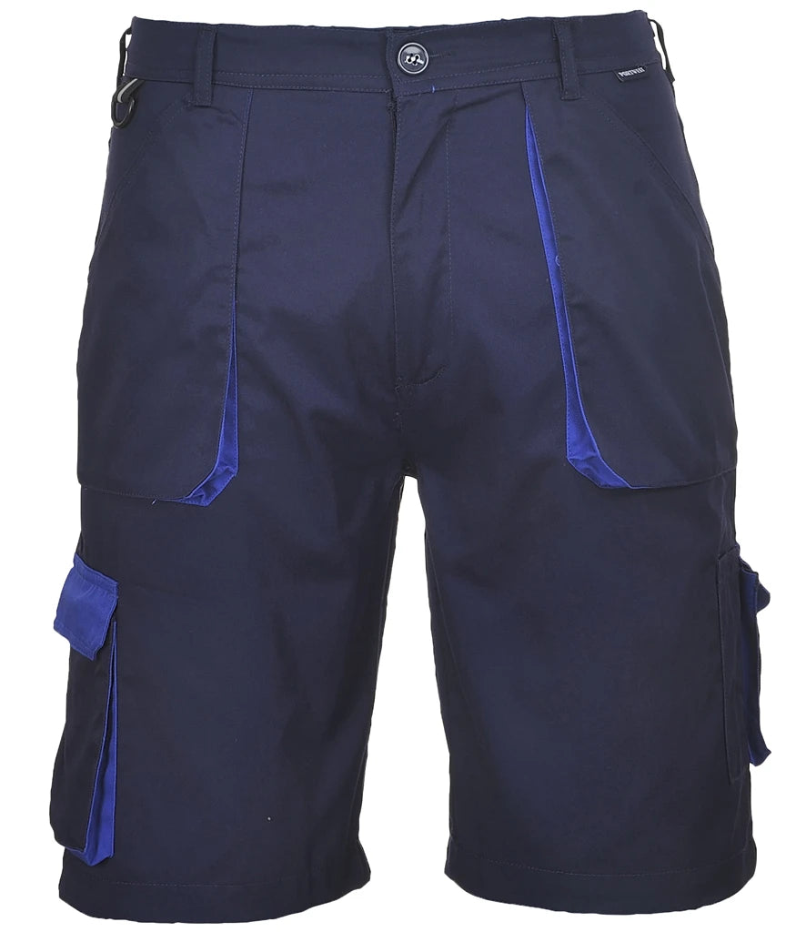 Portwest Texo Contrast Shorts — Navy