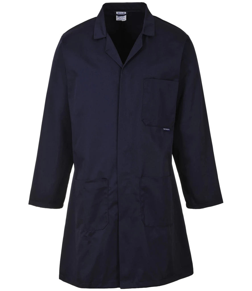 Portwest Lab Coat — Navy