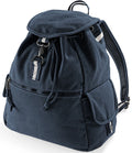 Quadra Vintage Canvas Backpack — Vintage Oxford Navy