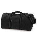 Quadra Vintage Canvas Holdall — Vintage Black