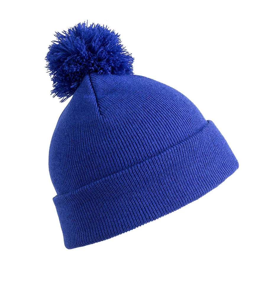 Result Core Kids Pom Pom Beanie — Royal Blue