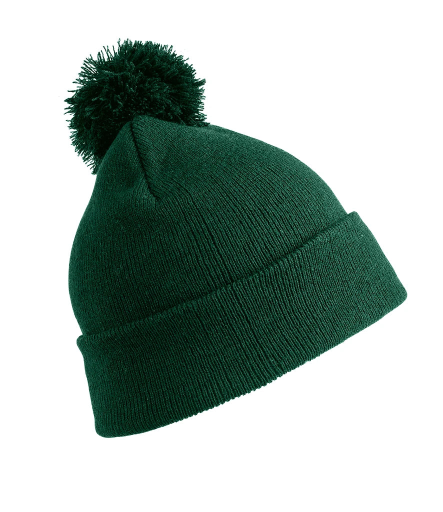 Result Core Pom Pom Beanie — Bottle Green