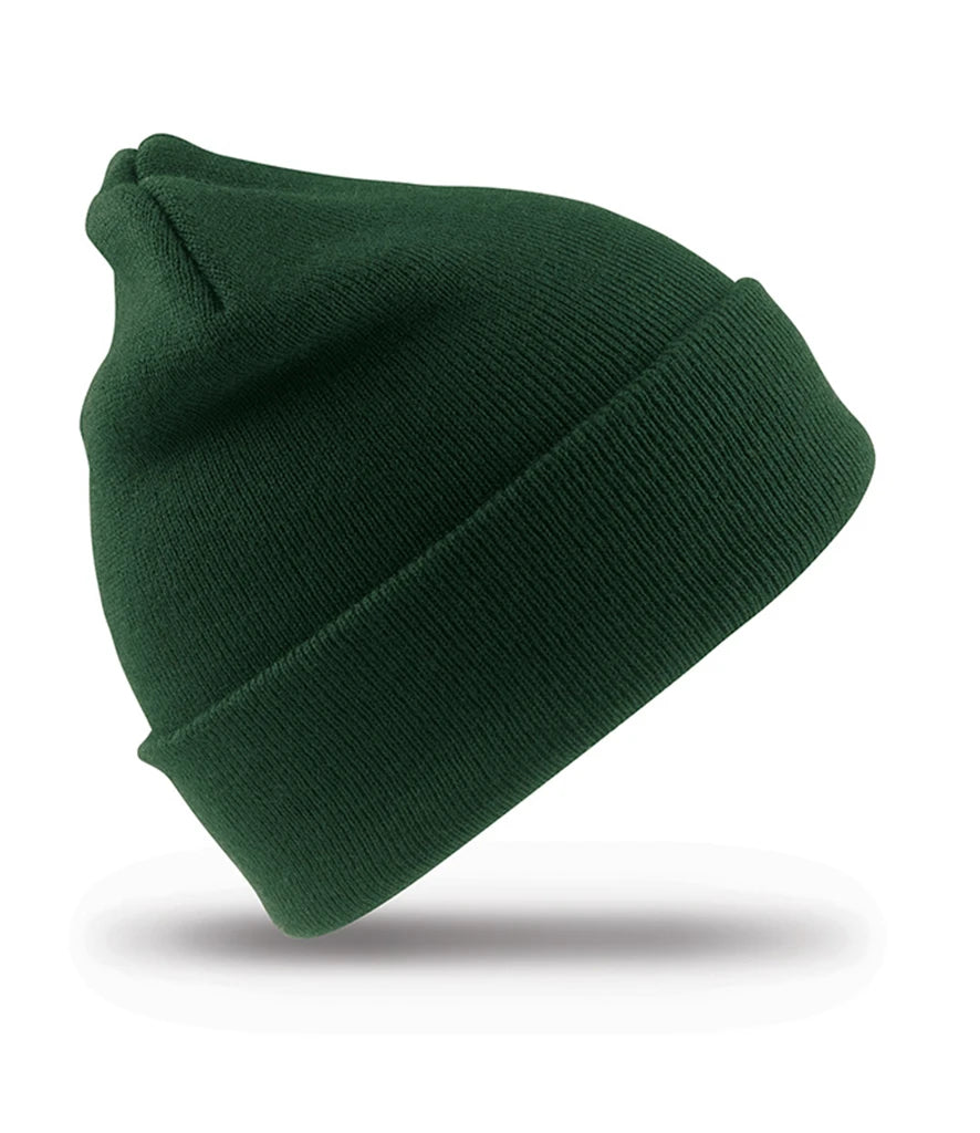 Result Kids Woolly Ski Hat — Bottle Green