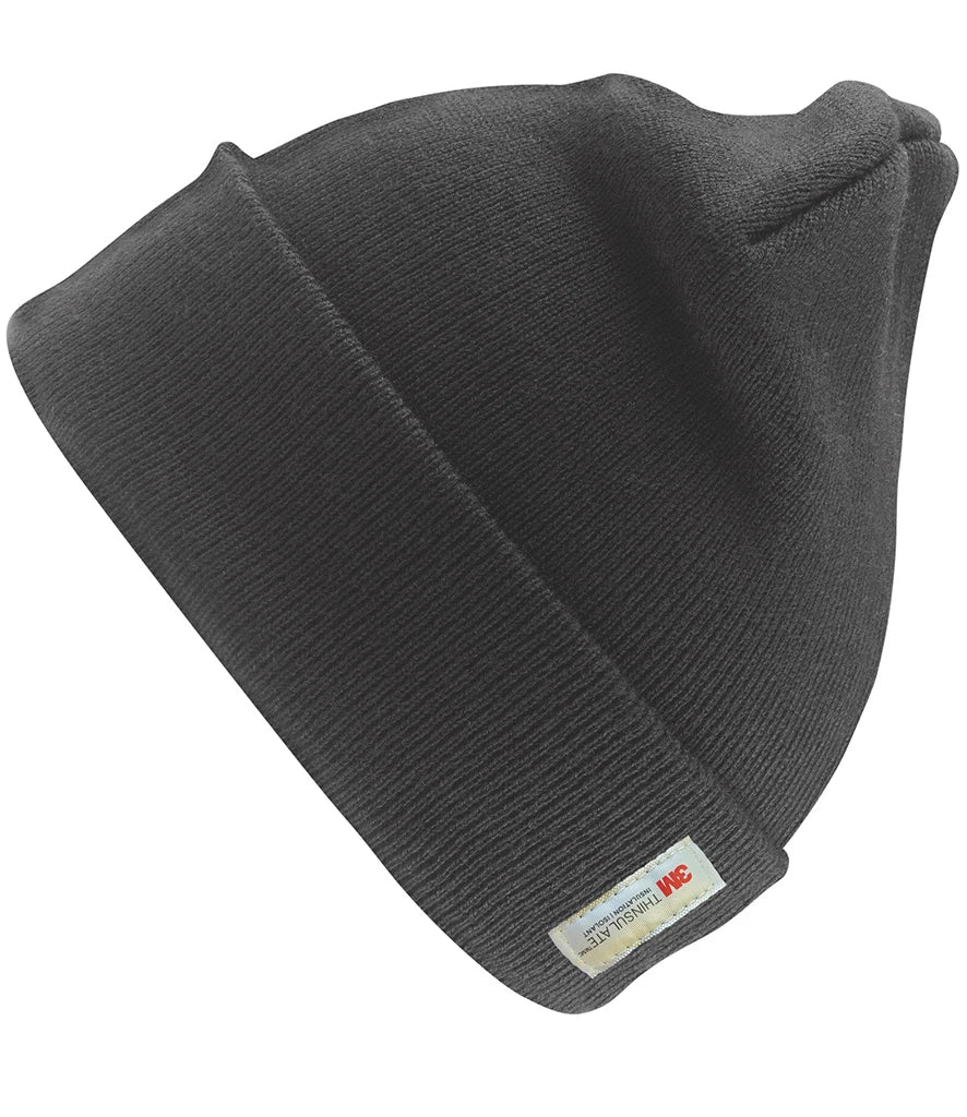 Result Woolly Ski Hat with Thinsulate™ Insulation — Charcoal