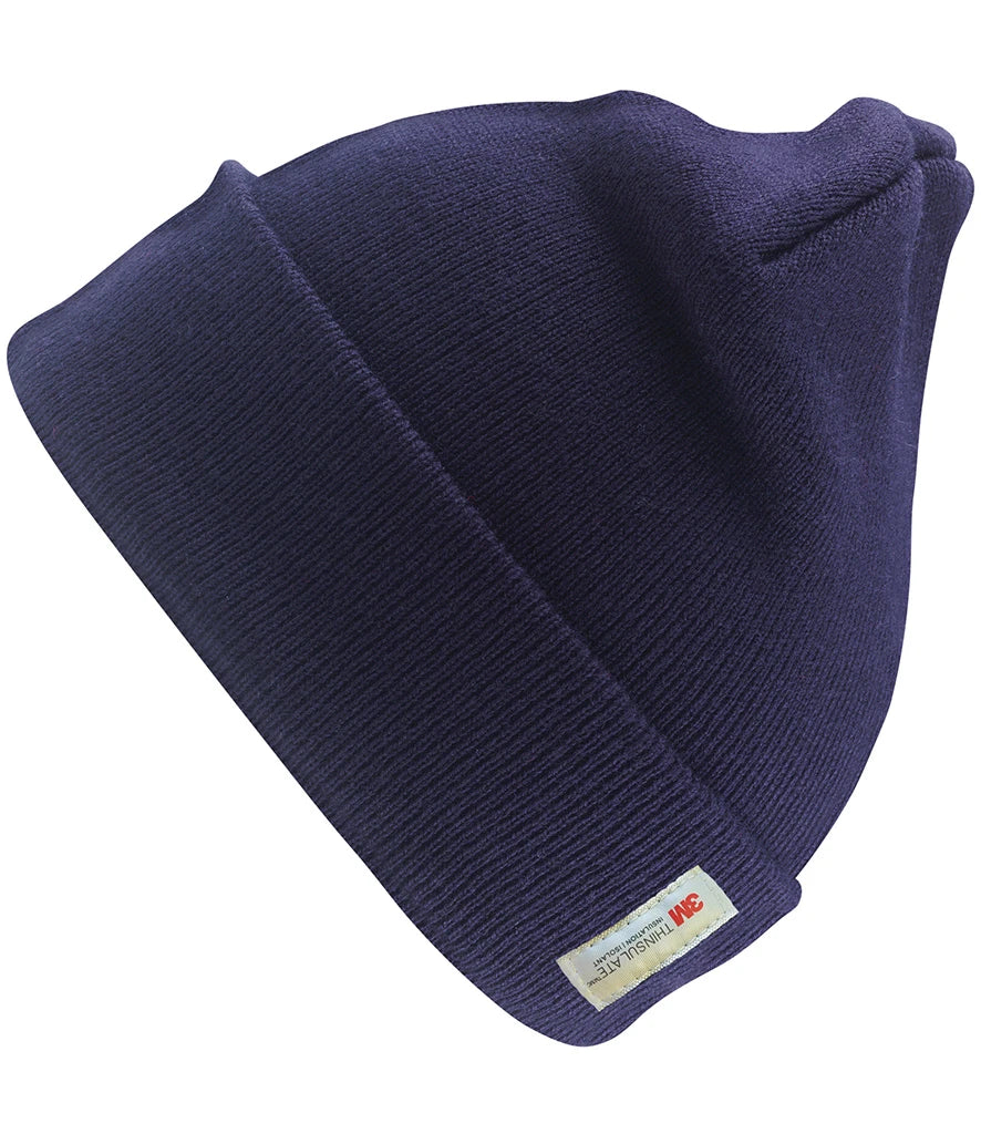 Result Woolly Ski Hat with Thinsulate™ Insulation — Navy