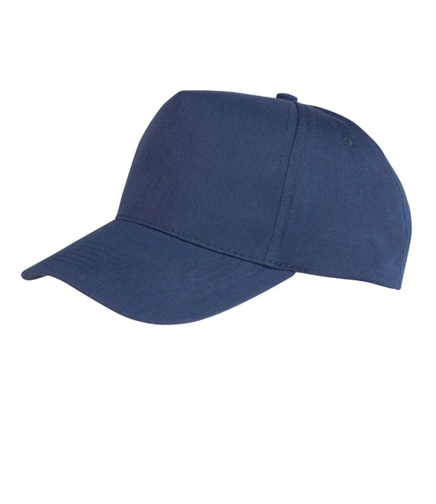 Result Boston 5 Panel Printers Cap — Navy