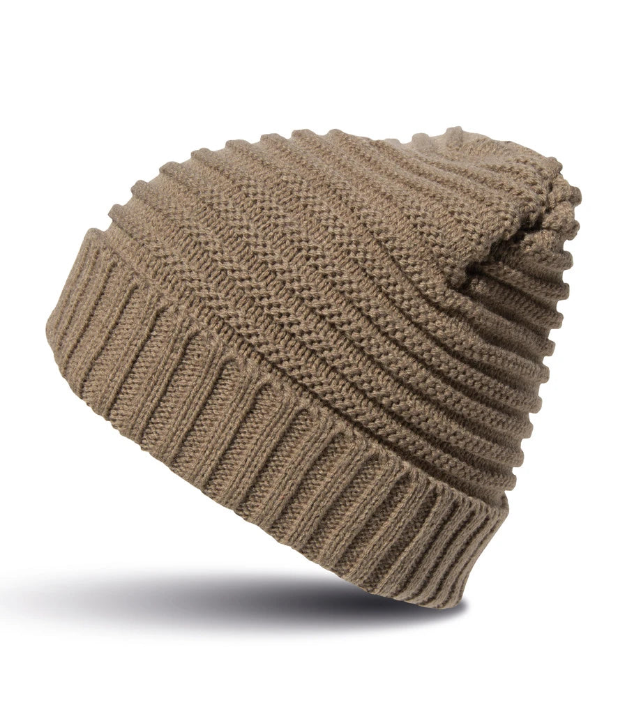 Result Braided Fleece Lined Hat — Fennel