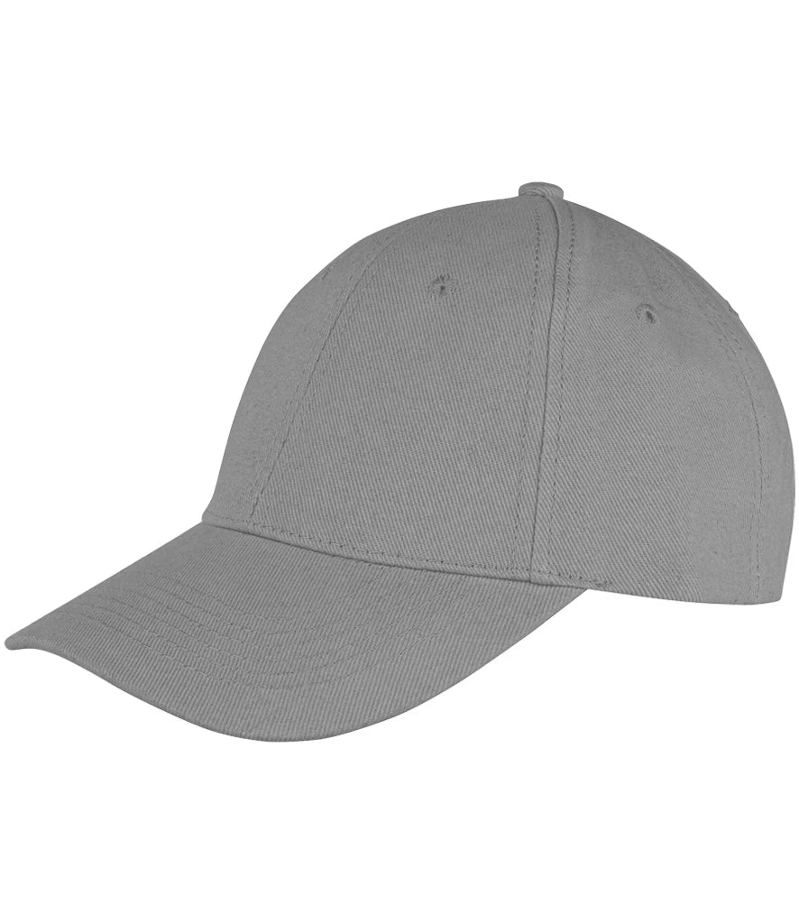 Result Recycled Low Profile Cap — Dove Grey