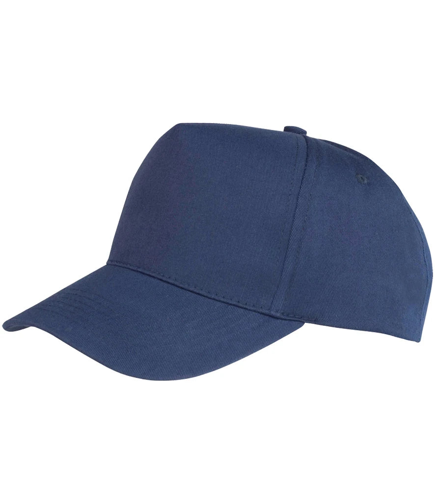 Result Recycled Junior Printers Cap — Navy