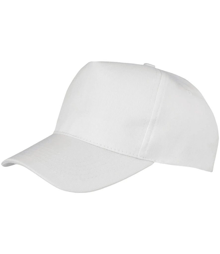 Result Recycled Junior Printers Cap — White