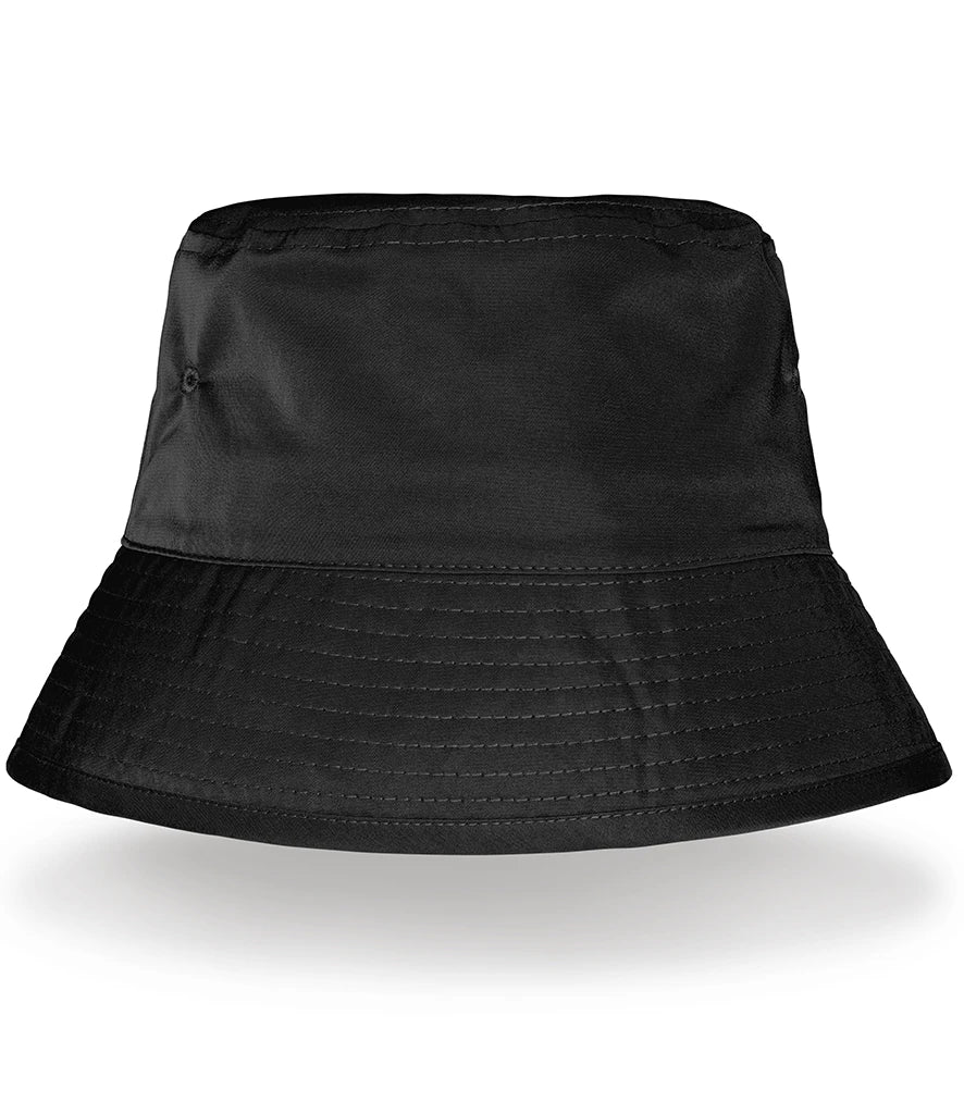 Result Core Recycled Bound Edge Bucket Hat — Black