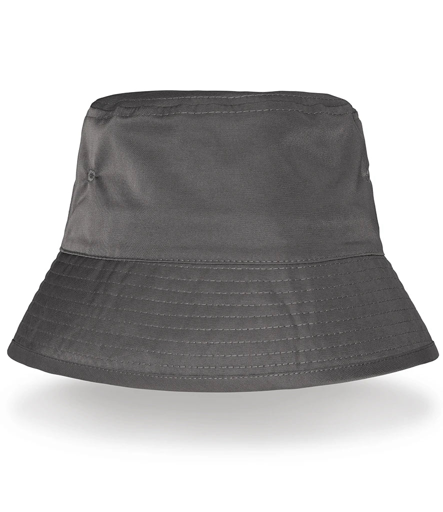 Result Core Recycled Bound Edge Bucket Hat — Grey