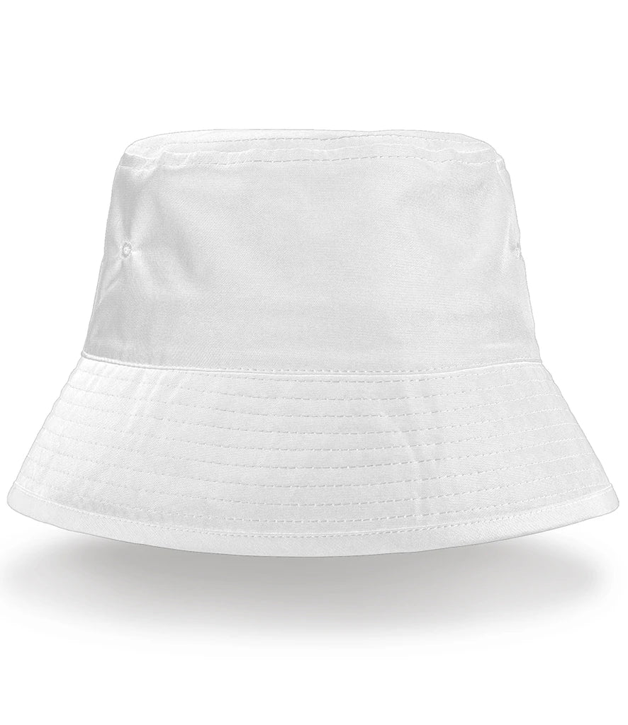 Result Core Recycled Bound Edge Bucket Hat — White