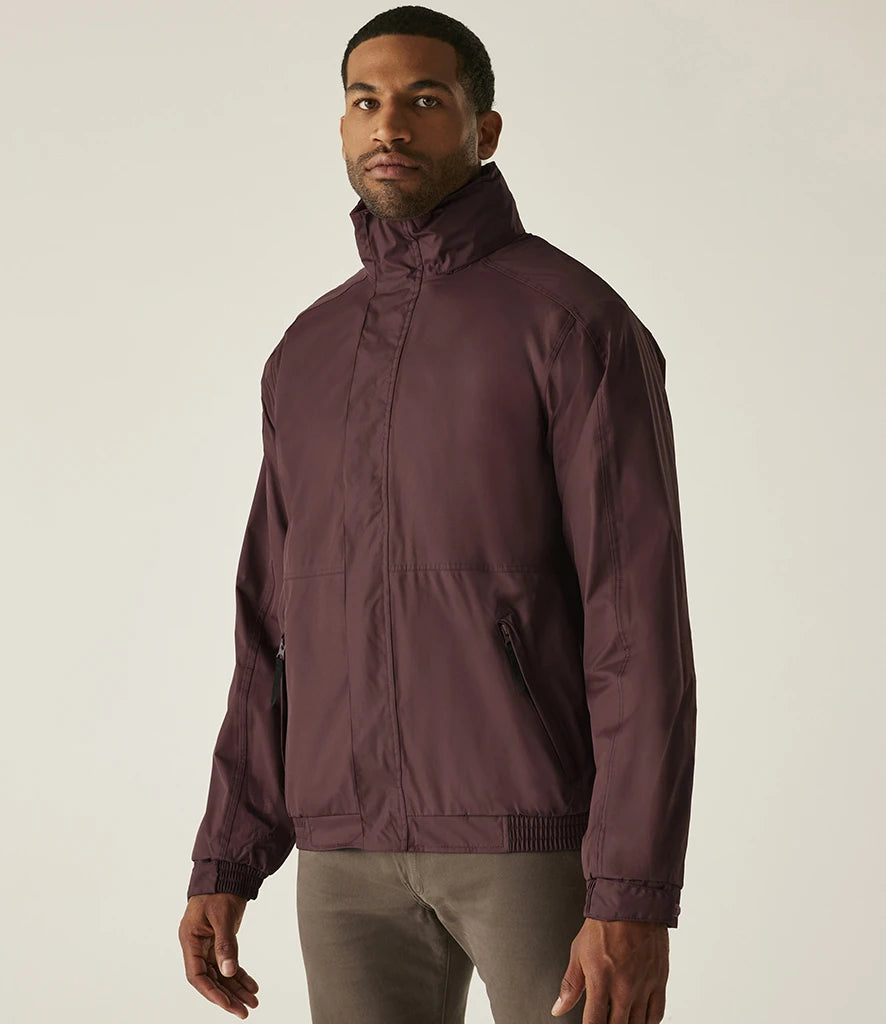 Regatta Dover Waterproof Insulated Jacket in Burgundy/Burgundy, front view