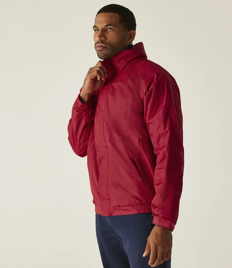 Regatta Dover Waterproof Insulated Jacket in Classic Red/Navy, front view